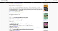 Desktop Screenshot of microbiologyconference.com